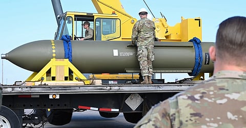 Bunker Buster - photo from AP