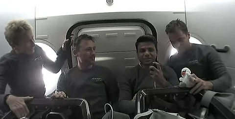 Subhanshu Shukla from space