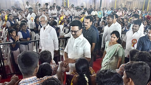 M.K. Stalin expressed pride in fact that govt school students education