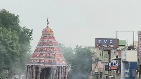 சிதம்பரத்தில் செவ்வாய்க்கிழமை நடைபெற்ற நடராஜர் கோயில் தேரோட்டம்