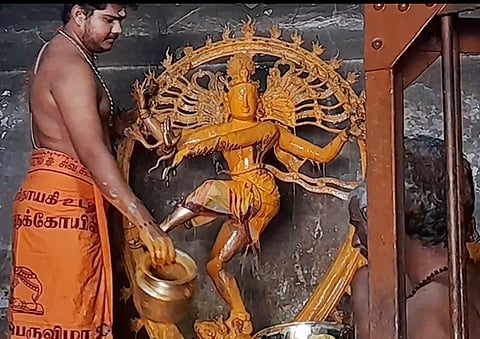 நடராஜருக்கு சிறப்பு அபிஷேகம்