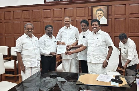 PMK MLAs gives Petition to the TN assembly Speaker for the removal of PMK whip