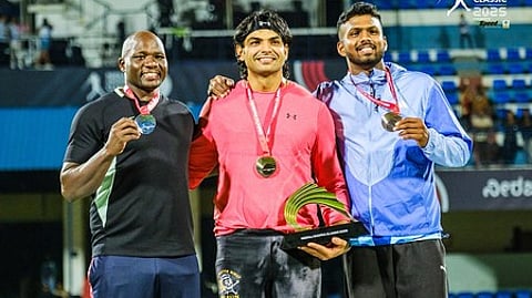 நீரஜ் சோப்ரா சாம்பியன்