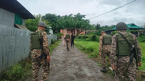 Manipur security forces.