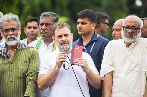 Bihar Protest Rahul Gandhi