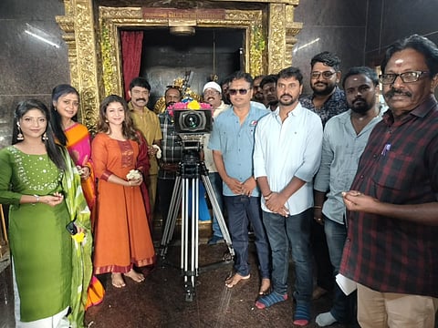 ஆல்யா மானசாவின் புதிய தொடரின் படப்பிடிப்பு.