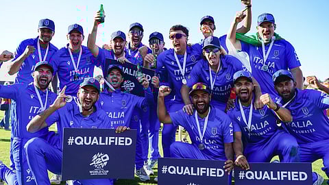 Italy Qualified first Time in T20 world cup.