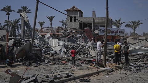 demolished buildings