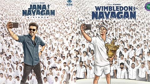 jana nayagan, wimbledon nayagan special poster.