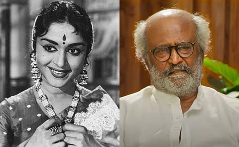சரோஜா தேவி மறைவுக்கு ரஜினி இரங்கல்