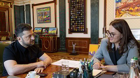 உக்ரைனின் புதிய பிரதமா் யூலியா ஸ்விரிடென்கோ