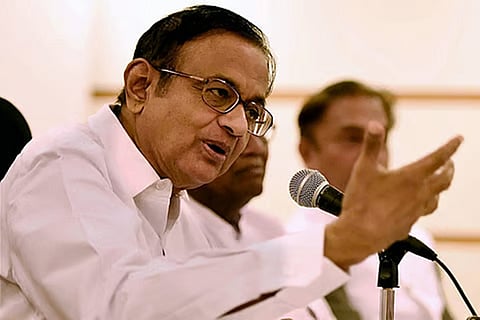 முன்னாள் மத்திய அமைச்சர் ப.சிதம்பரம்