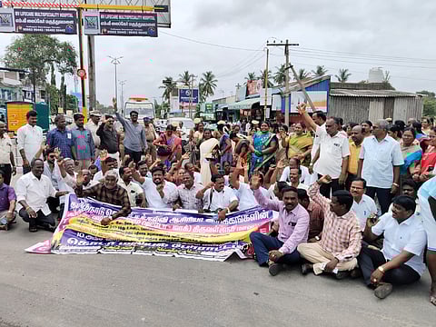 டிட்டோ-ஜாக் அமைப்பினர் போராட்டம்.