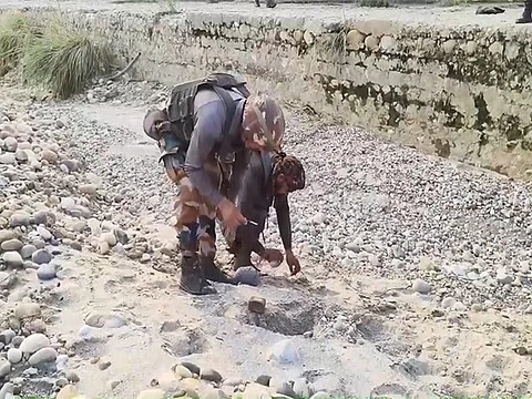 Three rusted artillery shells found in J-K's Samba