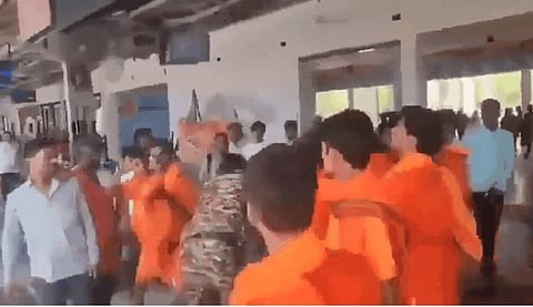 Three kanwariyas held for assaulting CRPF jawan at Mirzapur railway station after ticket dispute