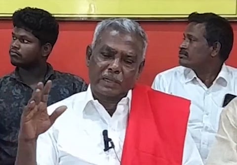 மாா்க்சிஸ்ட் மாநிலச் செயலா் பெ. சண்முகம்