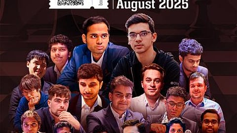 ஆக. 1-இல் சென்னை கிராண்ட்மாஸ்டா்ஸ் செஸ் போட்டி தொடக்கம்: அா்ஜுன் எரிகைசி, அனிஷ் கிரி, விதித் குஜராத்தி பங்கேற்பு