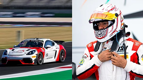 Ajith Kumar car racing photos.