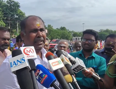 ADMK former minister R.B. Udhayakumar press meet