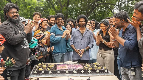 Pradeep Ranganathan celebrated his birthday.