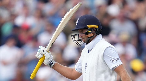Joe Root expressed his joy after scoring a half-century