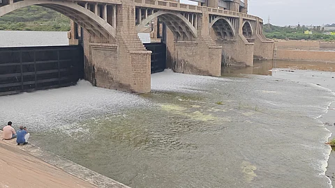 Mettur Dam filled for the 4th time this year!
