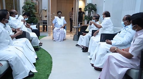 மருத்துவமனையில் முதல்வர் ஸ்டாலின்.