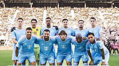 Inter Miami team without Messi.