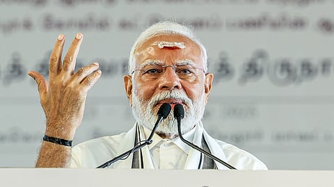 கங்கைகொண்ட சோழபுரத்தில் பிரதமர் நரேந்திர மோடி