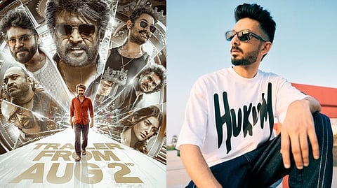 Coolie poster, Anirudh ravichandar