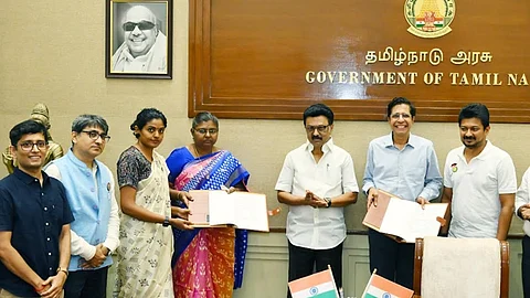 தூய்மை தமிழ்நாடு நிறுவனத்திற்கும் சென்னை - இந்திய தொழில்நுட்ப நிறுவனத்திற்கும் இடையே புரிந்துணர்வு ஒப்பந்தம்.