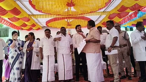 ஆண்டிபட்டி அரசு நிகழ்ச்சியில் திமுக எம்.பி. - எம்.எல்.ஏ. வாக்குவாதம்