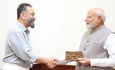 பிரதமர் மோடி - கமல்ஹாசன் சந்திப்பு
