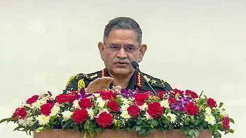 சென்னை ஐஐடியில் நடைபெற்ற நிகழ்ச்சியில் பேசிய ராணுவ தலைமைத் தளபதி உபேந்திர துவிவேதி.