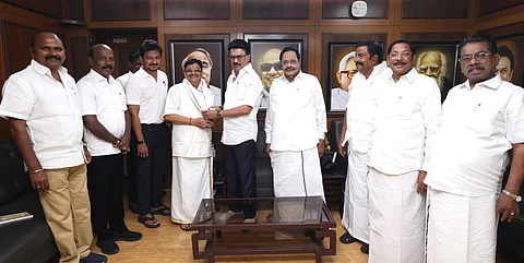 திமுகவில் இணைந்தார் அதிமுக முன்னாள் எம்.பி. மைத்ரேயன்