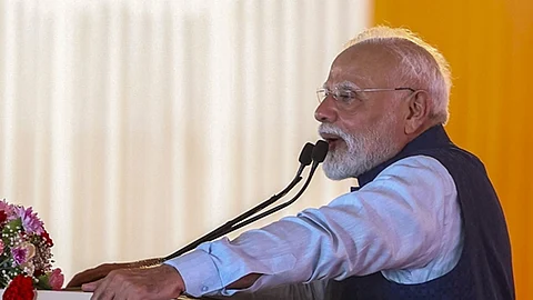 நிகழ்ச்சியில் பேசிய பிரதமர் நரேந்திர மோடி