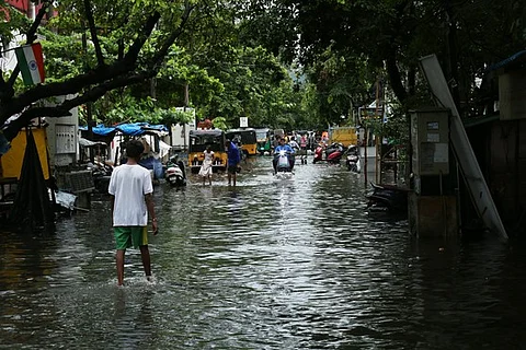 heavy rain