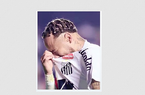 சான்டோஸ் எஃப்சி படுதோல்வி: கண்ணீருடன் வெளியேறிய நெய்மா்