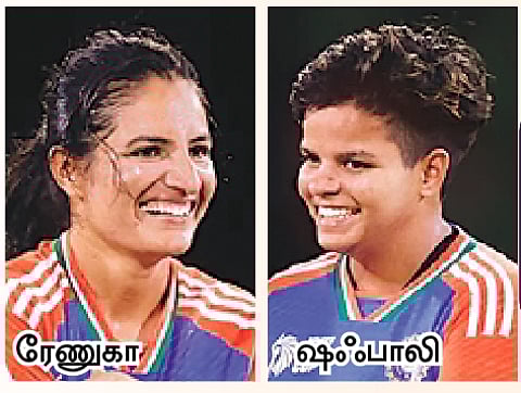 மகளிா் ஒருநாள் உலகக் கோப்பை: ரேணுகா உள்ளே; ஷஃபாலி வெளியே