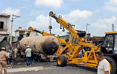 LPG tanker fire incident: Death toll rises to 3, Punjab CM announces ex-gratia