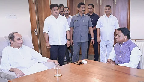 Odisha CM meets LoP Naveen Patnaik, enquires about health