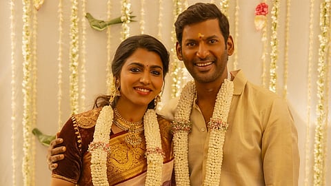 Vishal, sai Dhanshika engagement