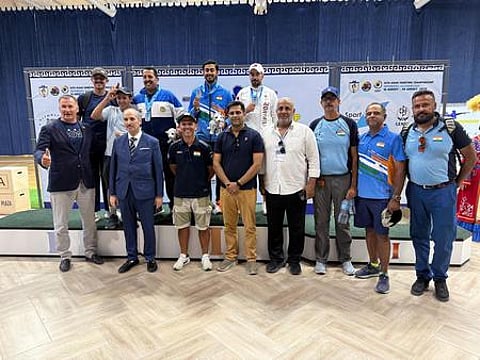 ஆசிய துப்பாக்கி சுடுதல் போட்டி: 50 தங்கத்துடன் இந்தியா சிறப்பிடம்