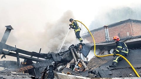 உக்ரைன் மீது 526 ஏவுகணைகள், ட்ரோன்கள் வீசி ரஷியா தாக்குதல்