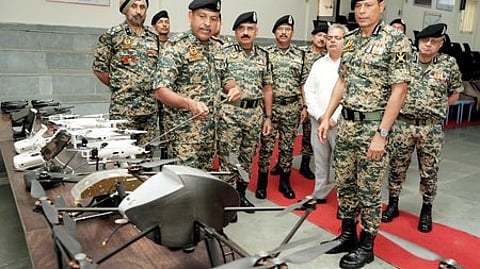 பிஎஸ்எஃப் பயிற்சியில் ட்ரோன்!