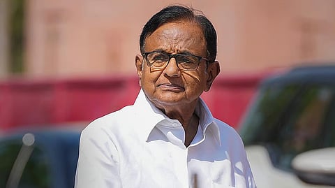 முன்னாள் மத்திய நிதியமைச்சர் பா. சிதம்பரம்.