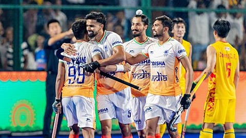 இறுதிச் சுற்றில் இந்தியா-கொரியா மோதல்! சீனாவை 7-0 என வீழ்த்தியது