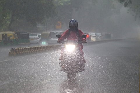 heavy rain