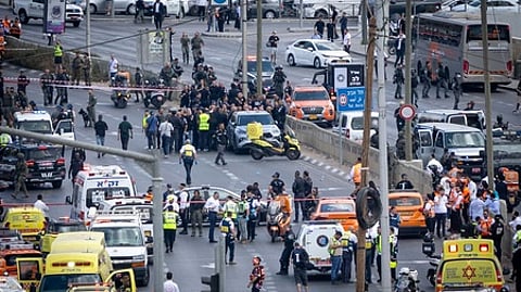 துப்பாக்கிச்சூடு நடத்தப்பட்ட பகுதி.