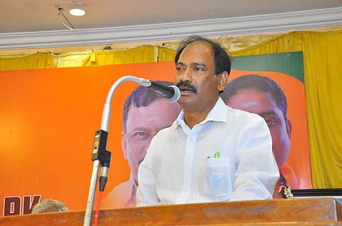 Former Puducherry leader saminathan quits BJP